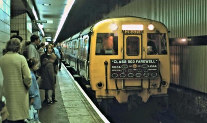 Class 503 Farewell Tour At Liverpool Central, Northern Line, 13.4.85